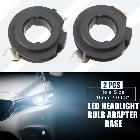 X Autohaux H7 LED Headlight Bulb Holder Adapter Socket Base Holders Clip for BMW E60 ML450 ML500 GLA