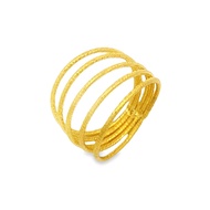 Top Cash Jewellery 916 Gold Fancy Line Design Ring