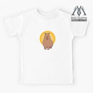 Masbro Life is better with my Capybara Quote 1349 Kids T-Shirt