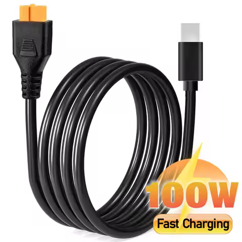 100W Type C To XT60 Super Quick Charging Cable Cord Male To Female Charger Wire for Toolkitrc M7/ M6