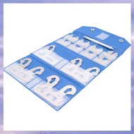 (JMTI) 26 Pcs Radius Gauge Set Parts Fractional 1/64-1/2 Inch Gages with Holder Radius Measuring Too