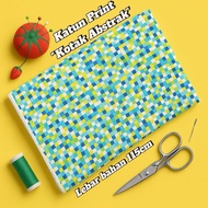 ORIGINAL JAPANESE BABY CANVAS FABRIC - Abstract Square 100% CANVAS Fabric