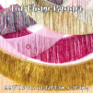 Rain Foil Fringe Banner Backdrop Wedding Birthday Party Curtain Wall Decoration Photo Booth Backdrop