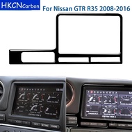 For Nissan GTR R35 2008-2016 Accessories Car Interior Navigation Display Box Panel Trim Sticker Glos