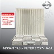 NEW ORI  27277-4JA0A AIR COND FILTER NISSAN NAVARA NP300 2016 MITSUBISHI OUTLANDER 2015