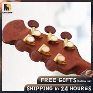 Welcomehome Locking Tuner 3L 3R Gold Guitar Pegs 3X3 Buttons Machine Head Tuning Key 3L3R Tuners Hea