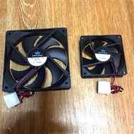 12V ADLINK Black Chassis Fan 8cm and 12cm Fan