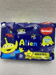 Huggies 好奇 純水嬰兒濕巾(限定版) 加厚型 70抽 迪士尼三眼怪