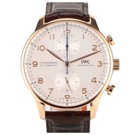 Iwc IWC Portuguese Rose Gold Chronograph 41mm Automatic Mechanical Men's Watch IW371611