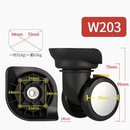 W203 suitcase universal wheel roller accessories pull rod trolley case leather luggage casters pulle