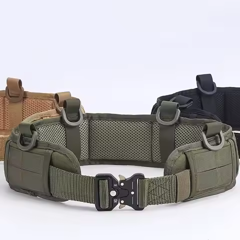 Ultra-Breathable Tactical Waist Belt Durable EDC Nylon Gear For Adventure-Ready Outdoor Enthusiasts 