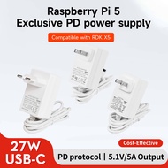Official Raspberry Pi 27W USB-C Power Supply 5.1V 5A Compatible For PD Charging EU US JP Plug For Ra