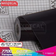 MAXDECAL 7700 - G079 Transparent Black Grey 135 cm [METER]