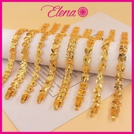 Elena Emas Korea Emas Sadur Gelang Tangan Dewasa/Budak (EB900)(EB901)(EB902)(EB903)(EB904)(EB905)(EB