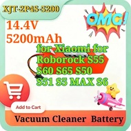XJT-2P4S-5200 14.4V 5200mAh Robotic Vacuum Cleaner Replacement Battery for Xiaomi for Roborock S55 S
