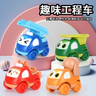 Children Inertial Engineering Toy Car Cute Cartoon Toy Inertial Car Model Night Market Toy