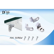 D'Life WOOD GLASS BRACKET CERMIN ANGLE BRACKET GLASS SHELVES SUPPORT L SHAPE SUPPORT BRACKET CORNER 