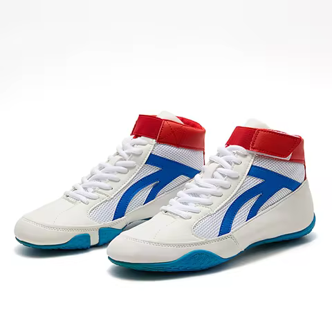 Men's Premium Winning Boxing Shoes Professional Boxing Fitness Training Wrestling Man Wear Resistant