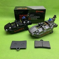 JK Moto - BIGPOT 4 PISTON 4P DISC CALIPER UNIVERSAL RIGHT 4PISTON LOGOBIG MIO SOUL FINO NMAX AEROX N