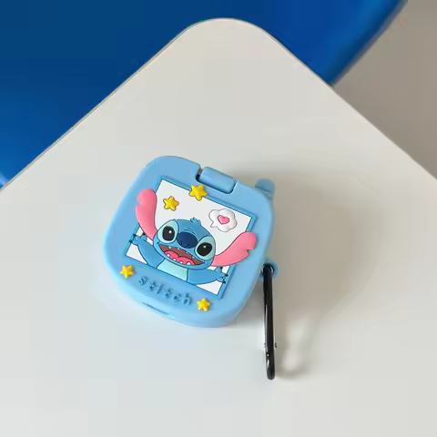 Cutr Cartoon Stitch Silicone Case For Apple AirPods 2 3 4 Pro Pro2 Earphone Charging Headphones Case