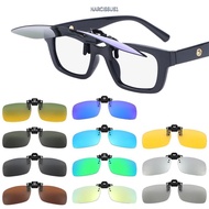 NARCISSUS13A0E Polarized Rimless Fashion Flip Up Eyewear Driving Glasses