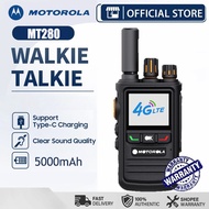 HT Motorola Walkie Talkie MT280 4G/5G Network intercom 5000KM Waterproof TYPE-C Lifetime IP54  Andro