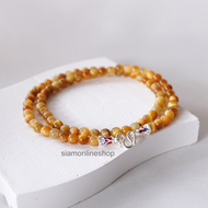 Stone Necklace - Tigereye สร้อยคอหิน ไทเกอร์อาย ขนาด 6 มม. (เลือกสีได้) by siamonlineshop