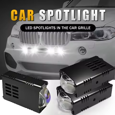 Led Headlight Bumper Fog Lamps Projector Lens Work Light Mini Driving Light Auxiliary Lights For Car