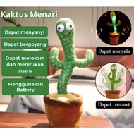 [ISTY] Shaking and Talking Cactus Toy Can Record Voice Dancing Cactus Doll Talking Cactus Toy Talk T