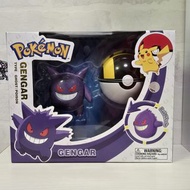 Pokémon 可變形耿鬼 Pokemon Pocket Monster 寵物小精靈 精靈寶可夢 Gengar 變身 模型 玩具 (耿鬼可變形並收藏在精靈球內)