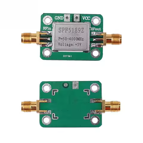 Low Noise Amplifier LNA Module 50 4000MHz SPF5189 NF 06dB Wideband RF Amplifier for Satellite TV SDR