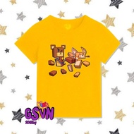 CHILDREN'S T-SHIRT - TSHIRT TEE GAME SUPER BEAR ADVENTURE GAME YOUTUBE LATEST AGE 2 3 4 5 6 7 8 9 10