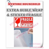 ++ FRAGILE STICKER + + BUBBLE WRAP
