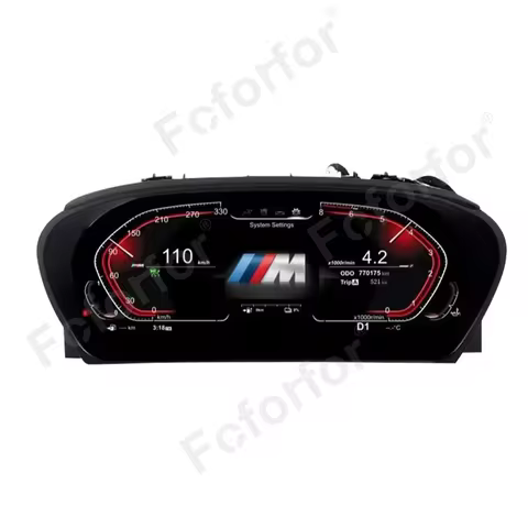 2024 New 12.3 Inch LCD Dashboard Panel Virtual CockPit Speedometer for BMW Series 1 2 F20 F21 F22 F2