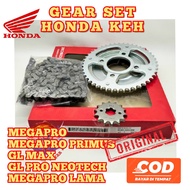Gear set Keh Asli Original Motor Honda MEGAPRO Lama MEGA PRO PRIMUS GL MAX GL PRO NEOTECH GIR GER