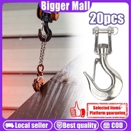 【READY STOCK】304 Stainless Swivel Hook/Rotating Large-Eye Hoisting Hook/Fork-Type Rotating Hook/Anti