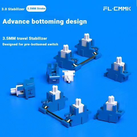 FLCMMK V3 Stabilizer for Gaming Mechanical Keyboard Highly Accurate 3.5MM Stroke Steel Plate Keyboar