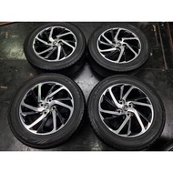 แม็ก Toyota yaris Ative ขอบ 15 พร้อมยางสภาพดี ใส่ Vios Yaris