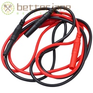 BETTER-JANE 1/2pcs Meter Test Lead Extension, 4mm Silicone Male-to-Female Banana Plug, 100CM/ 39.37i