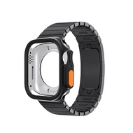 เคสป้องกัน สาย for Apple Watch Series 11 10 46mm 42mm สายนาฬิกาสแตนเลส Bracelet Metal Strap iWatch 1