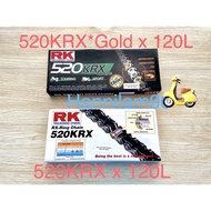 RK Chain X-Ring ( RK/ 520KRX ) 520 x 120L Original * Gold