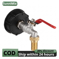 IBC Tank Adapter with Valve Good Sealing IBC Tote Valve Adapter Connector Heavy Duty Corrosion Resis