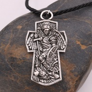 St. Michael Archangel Alloy Necklace Popular Necklace Men's Pendant Direct Supply