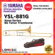 YAMAHA YSL-881G Bb Tenor Trombone w Case Xeno Series Large Bore Gold Brass Bell ( YSL881G / YSL 881 