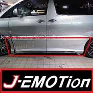 【Side Skirt】Toyota Alphard 2002-07 Anh10 Black Bison Design