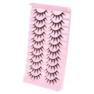 Dorisna 10 Cặp Lông Mi Tự Nhiên Lông Mi Giả Lông Mi 3d LÔNG CHỒN Giả Lông Mi Mềm Có Cánh Chân Thực T