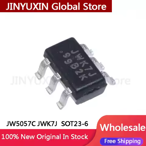 5-100Pcs JW5057C JWK7J silk screen printed JW SOT23-6 voltage regulator IC Chipset In Stock Wholesal