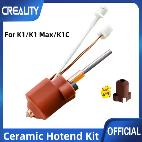 3D Printer Hotend Ceramic Hotend Kit Fit for Creality K1 K1 Max K1C 3D Printer All Metal Integrated 