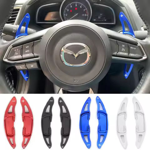 For Mazda 2/3/6 GJ Atenza Skyactiv G Axela CX-3 CX-5 CX9 CX-30 MX30 Car Steering Wheel Paddle Shift 