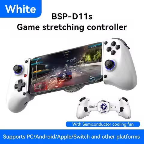 BSP-D11S Stretching Hall trigger Cooling Game Controller joystick For SWITCH PS xbox Android For App